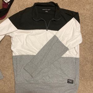 american eagle quarter-zip sweatshirt
